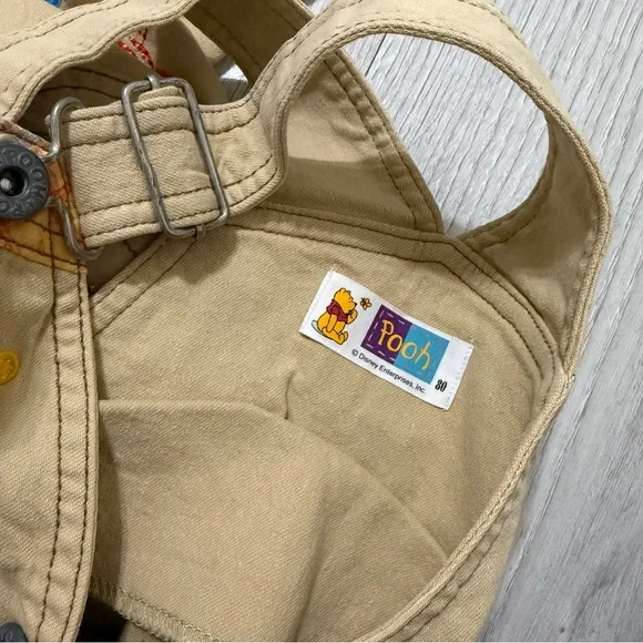 Disney Kids Overalls - Tan with Colorful Embroidery - Picture 9 of 10